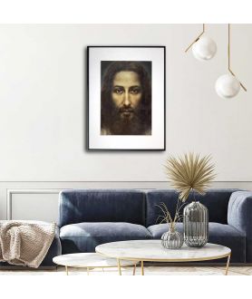 Plakat nowoczesny na ścianę - Twarz Jezusa Chrystusa