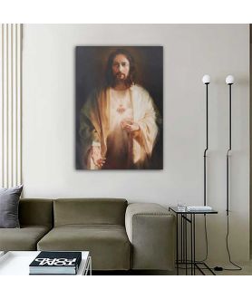 Obrazy na ścianę - Obraz religijny na płótnie - Najświętsze Serce Jezusa
