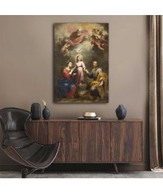 Obrazy religijne - Obraz Świętej Rodziny - Murillo Dwie Trójce