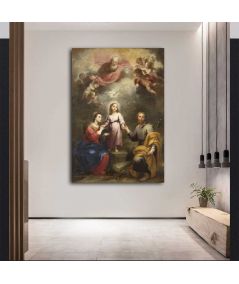 Obrazy religijne - Obraz Świętej Rodziny - Murillo Dwie Trójce