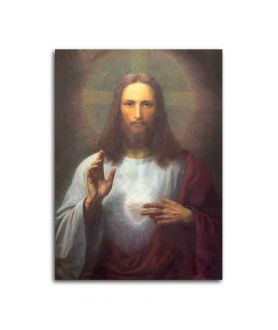 Obrazy na ścianę - Obraz religijny na płótnie - Najświętsze Serce Pana Jezusa