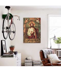 Obrazy religijne - Obraz na płótnie - Jezus z Eucharystią