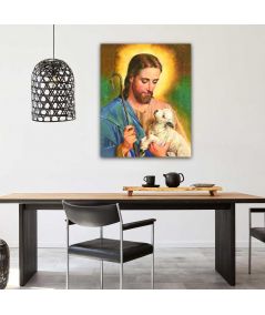Obrazy na ścianę - Obraz na płótnie - Jezus Chrystus Dobry Pasterz