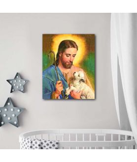 Obrazy na ścianę - Obraz na płótnie - Jezus Chrystus Dobry Pasterz