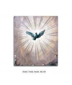 Obrazy religijne - Obraz na płótnie - Duch Święty Johanna Michaela Rottmayra (pionowy)
