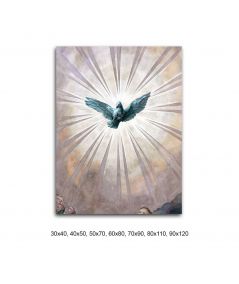 Obrazy religijne - Obraz na płótnie - Duch Święty Johanna Michaela Rottmayra (pionowy)