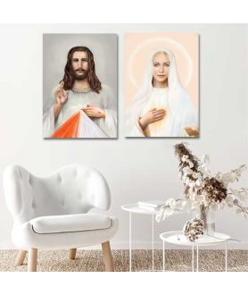 Obrazy na ścianę - Obrazy religijne na ścianę zestaw