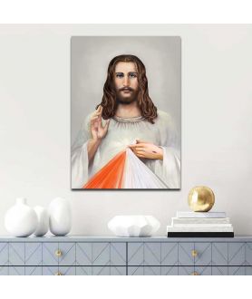Obrazy religijne - Obraz religijny Renata Bułkszas Nowak - Jezus Miłosierny