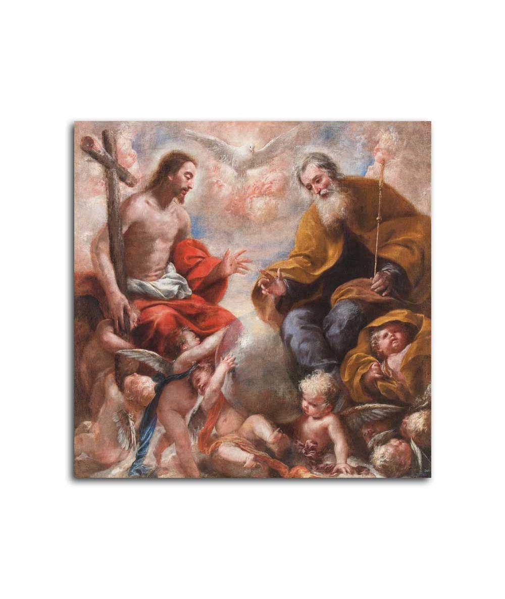 Obrazy religijne - Obraz religijny Francisco Caro - Trójca Przenajświętsza