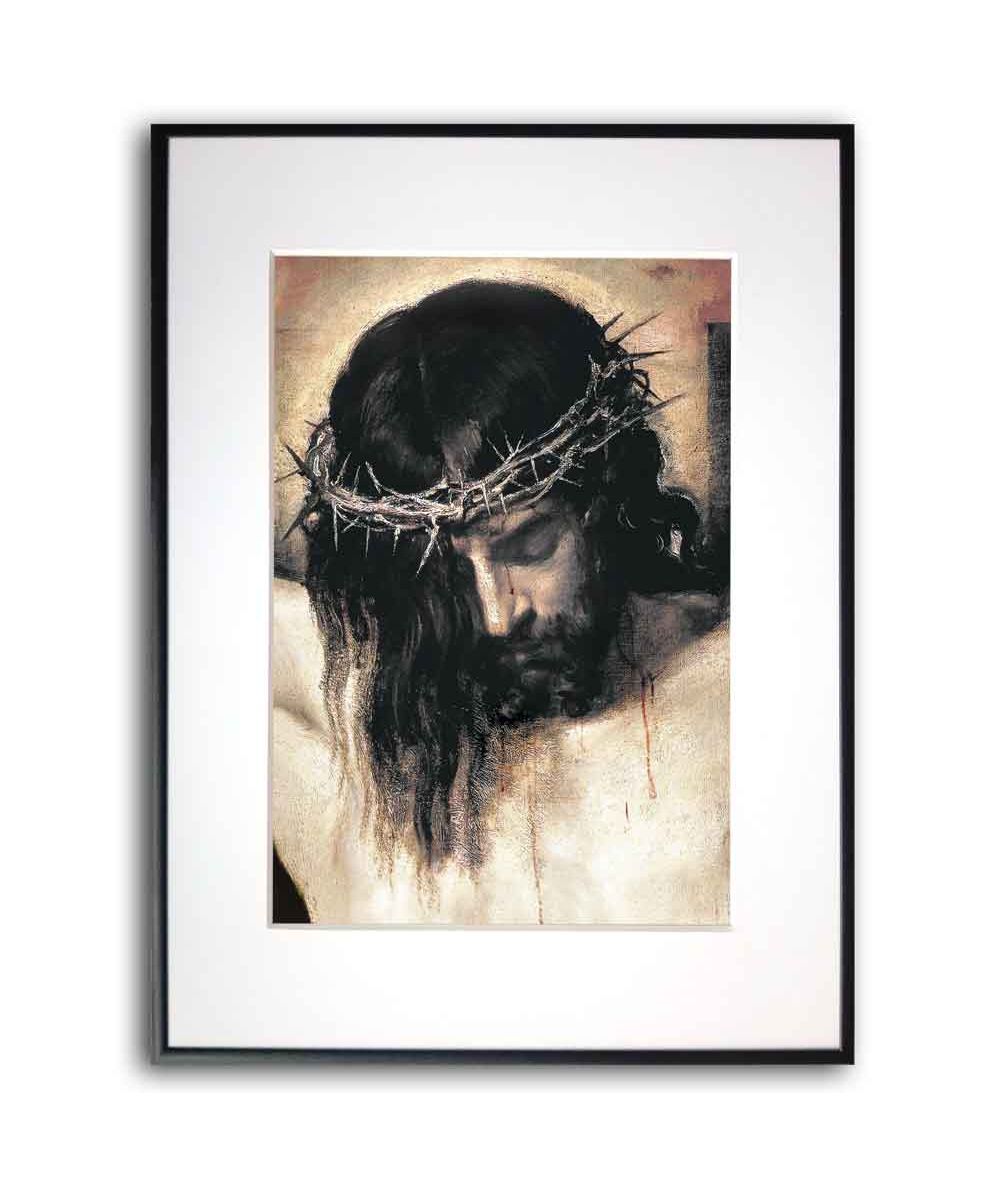 Plakat Diego Velazquez Chrystus ukrzyżowany (twarz)