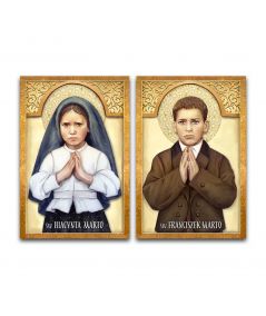 Obrazy religijne - Obrazy świętych na płótnie - Mali Apostołowie z Fatimy