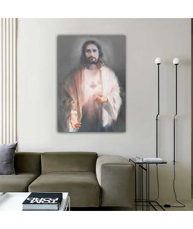 Obrazy religijne - Obraz religijny na ścianę - Najświętsze Serce Jezusa (wersja 2)