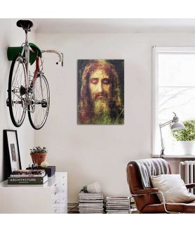 Obrazy religijne - Obraz na ścianę - Całun Turyński Twarz Jezusa