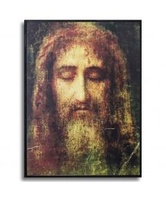 Plakat na ścianę - Całun Turyński Twarz Jezusa