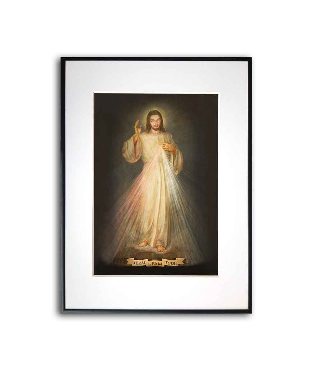 Plakat religijny - Adolf Hyła Jezu ufam Tobie
