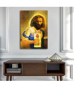 Obrazy religijne - Obraz religijny nowoczesny - Dali - Najświętsze Serce Jezusa