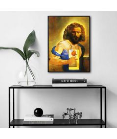 Plakat na ścianę - Salvador Dali - Najświętsze Serce Jezusa