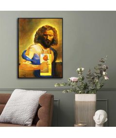 Plakat na ścianę - Salvador Dali - Najświętsze Serce Jezusa
