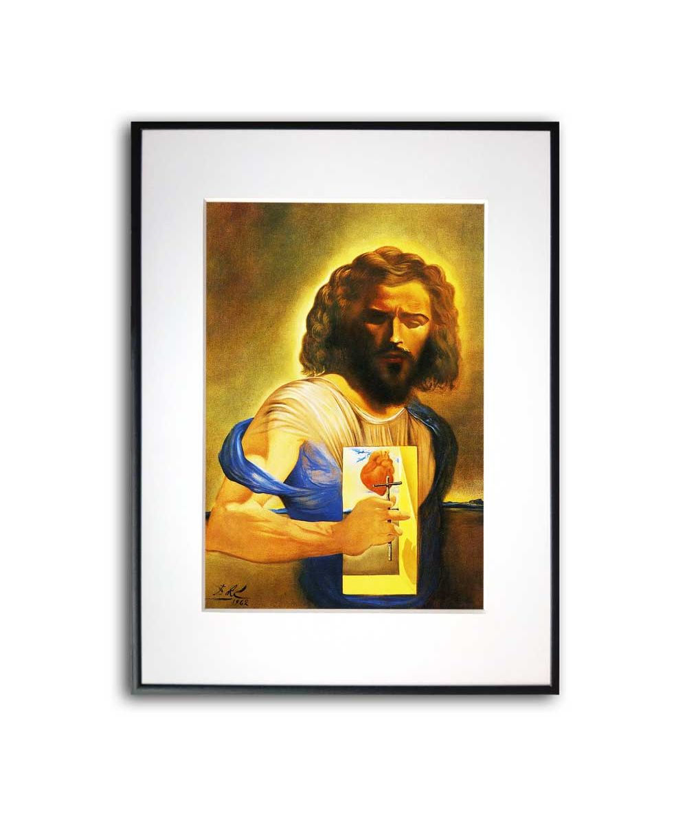 Plakat religijny - Dali - Najświętsze Serce Jezusa