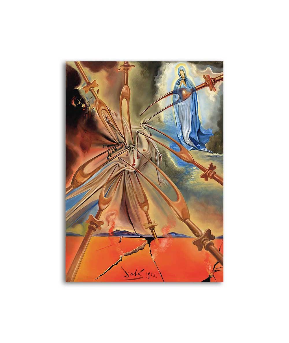Obrazy religijne - Obraz religijny nowoczesny - Dali - Fatima Wizja piekła