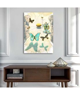 Obrazy na ścianę - Salvador Dali obraz z motylami - Alegoria jedwabiu