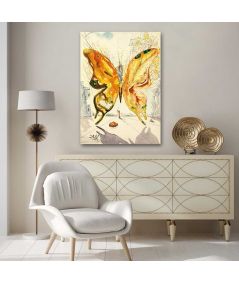 Obrazy na ścianę - Obraz wiosenny Salvador Dali - Venus butterfly 2