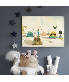 Obrazy na ścianę - Salvador Dali obraz modowy - Kobiety z motylami