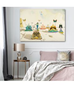 Obrazy na ścianę - Salvador Dali obraz modowy - Kobiety z motylami