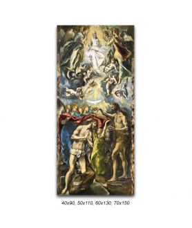 Obrazy religijne - Obraz religijny - El Greco - Chrzest Jezusa