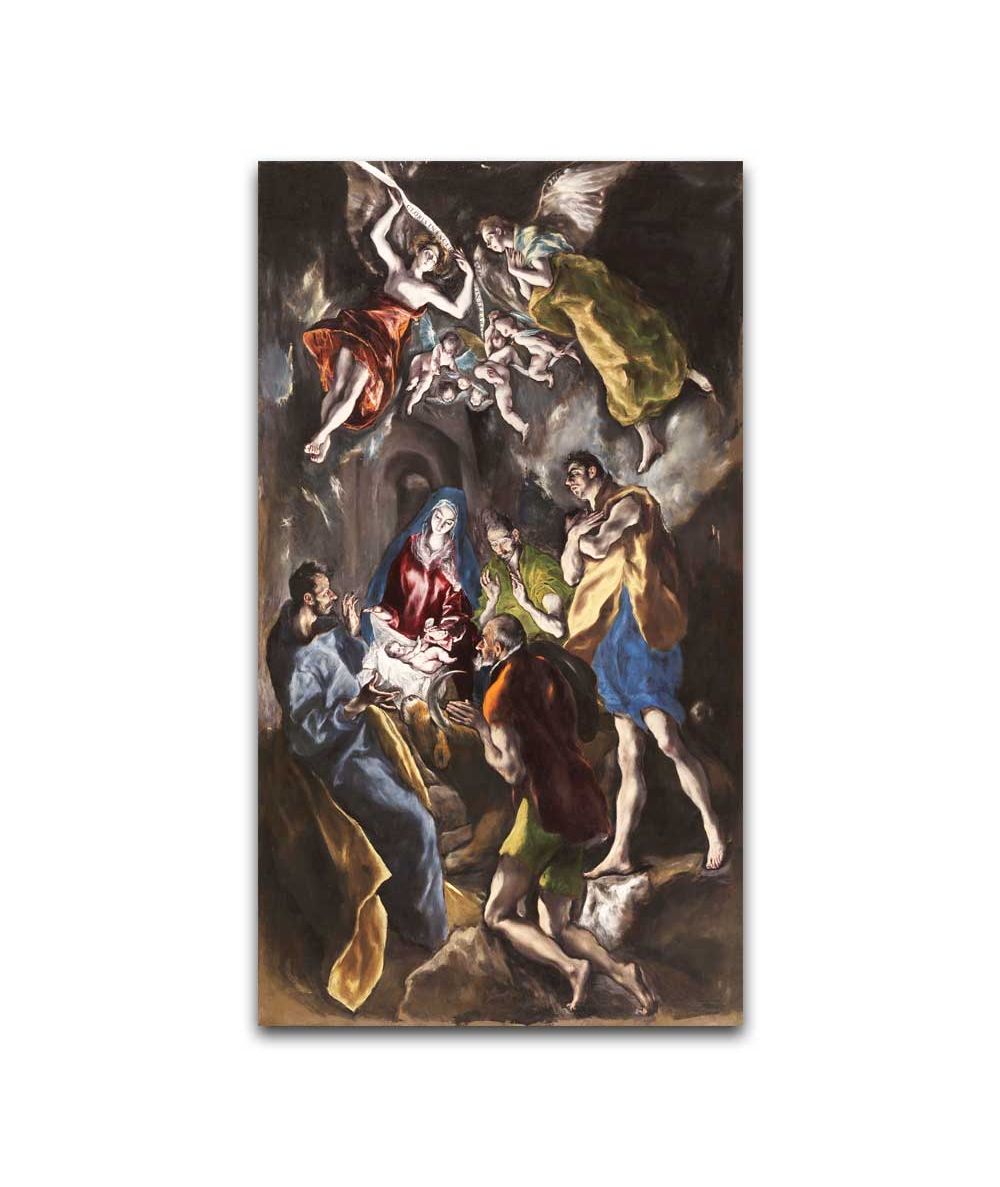 Obrazy religijne - Obraz Boże Narodzenie - El Greco - Pokłon pasterzy