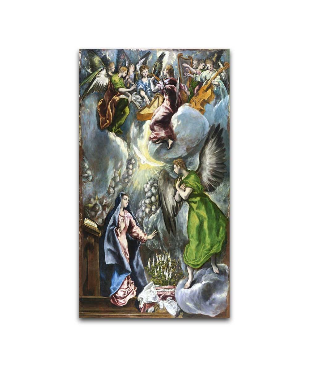 Obrazy religijne - Obraz religijny na ścianę - El Greco - Zwiastowanie