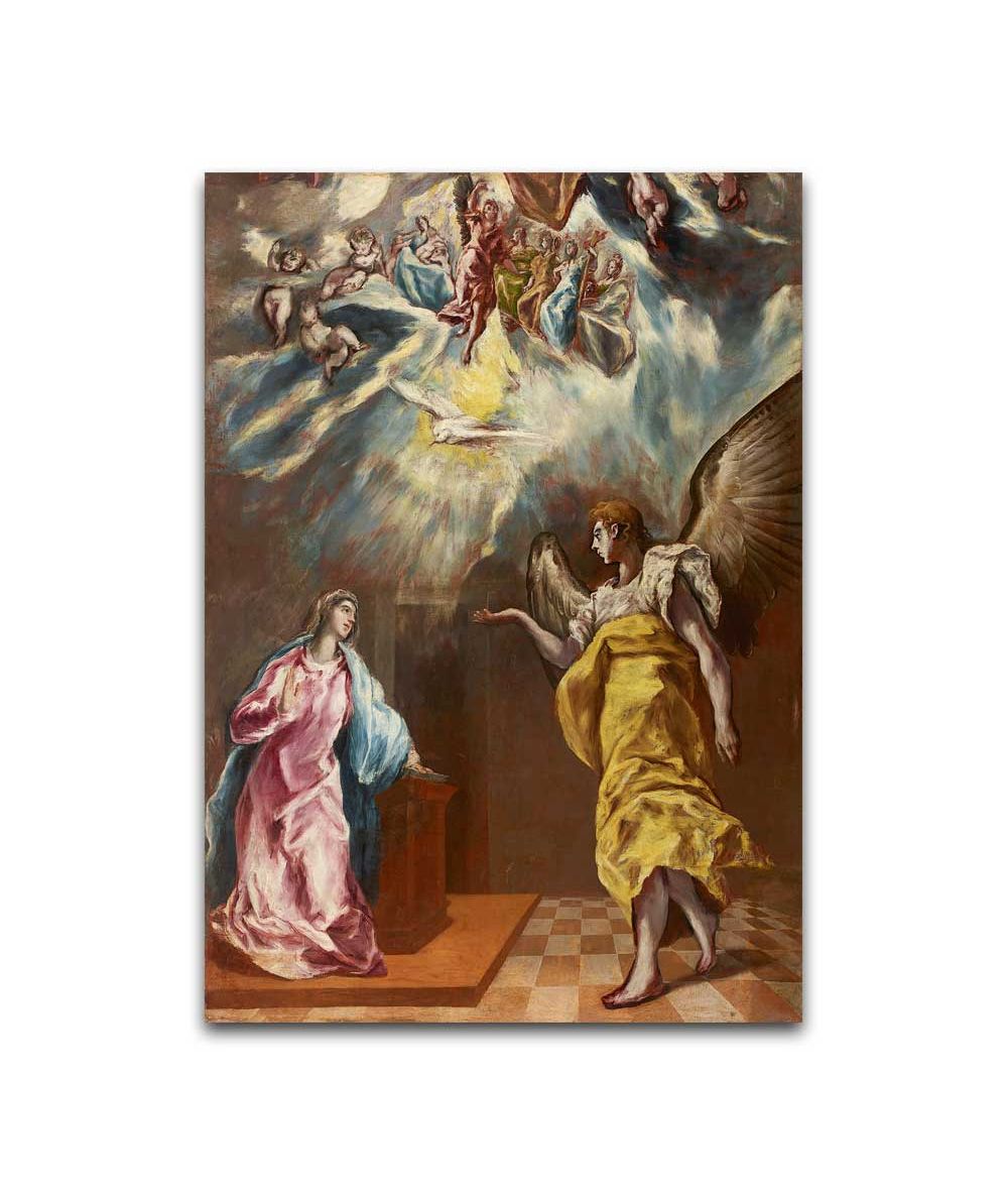 Obrazy religijne - Obraz religijny na ścianę - El Greco - The Annunciation