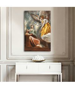 Obrazy religijne - Obraz na ścianę religijny - El Greco - Zwiastowanie Maryja i Archanioł Gabriel