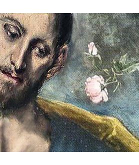 Obrazy religijne - Obraz religijny - El Greco - Św. Józef i Dzieciątko Jezus