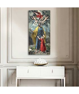 Obrazy religijne - Obraz religijny - El Greco - Św. Józef i Dzieciątko Jezus