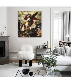 Obrazy religijne - Obraz na ścianę - Francesco Maffei - Archanioł Michał obalający Lucyfera