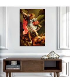 Obrazy religijne - Obraz religijny - Guido Reni - Archanioł Święty Michał miażdży głowę demona