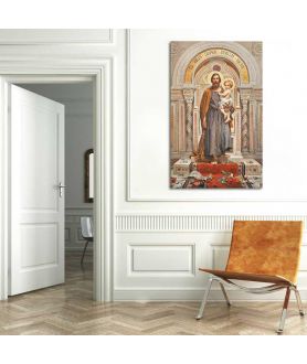 Obrazy religijne - Obraz religijny - Św. Józef oryginalna mozaika z Bazyliki św. Piotra na Watykanie