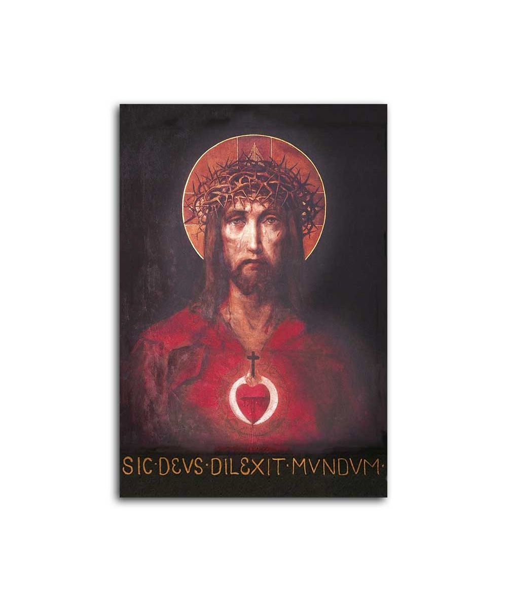 Obrazy religijne - Obraz religijny - Sic Deus Dilexit Mundum - Serce Jezusa