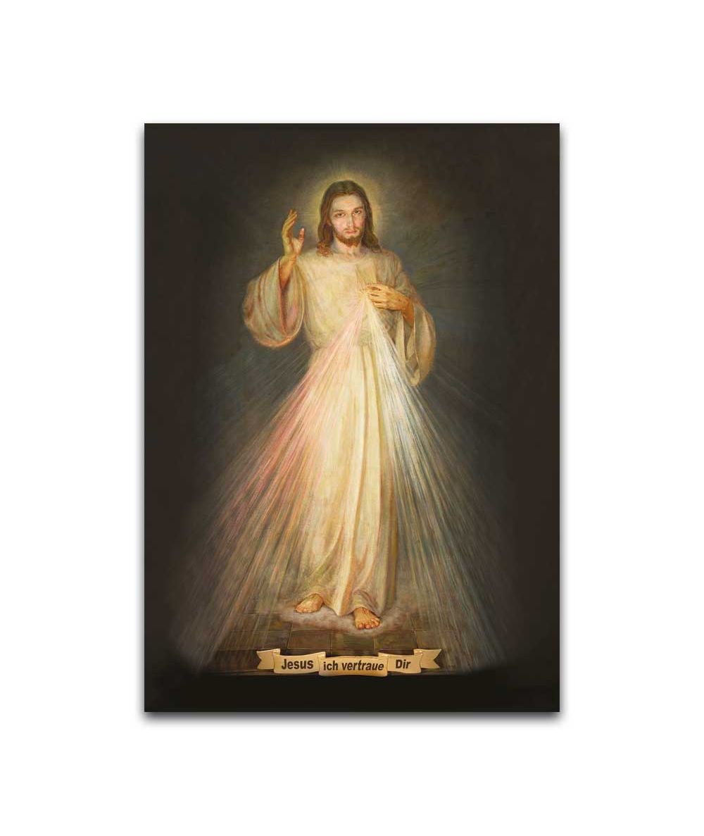 Obrazy religijne - Obraz na płótnie - Adolf Hyła - Jesus ich vertraue Dir