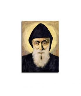 Obrazy religijne - Obraz religijny na płótnie - Św. Szarbel