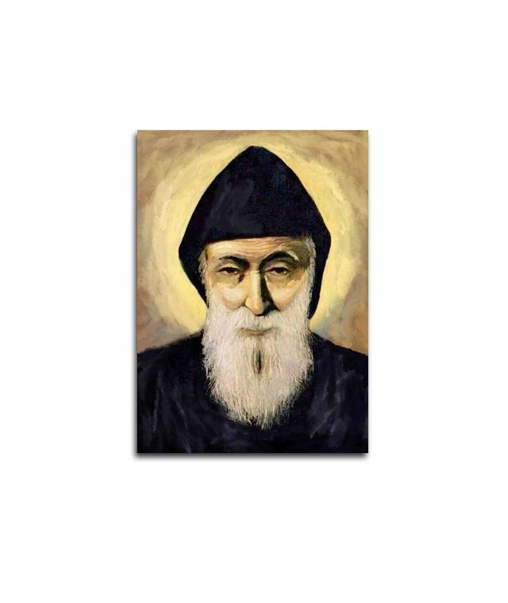 Obrazy religijne - Obraz religijny na płótnie - Św. Szarbel