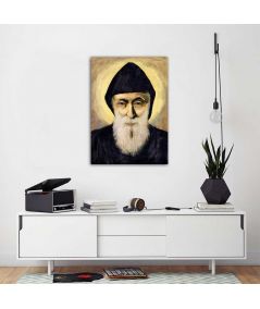 Obrazy religijne - Obraz religijny na płótnie - Św. Szarbel