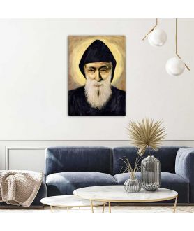 Obrazy religijne - Obraz religijny na płótnie - Św. Szarbel
