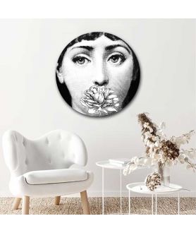 Okrągłe obrazy - Okrągły obraz na płótnie - Fornasetti 25