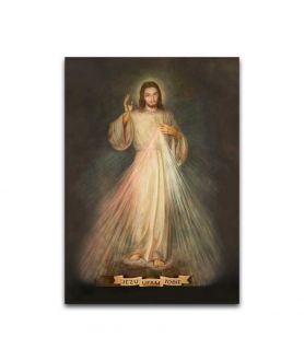 Obrazy religijne - Obraz na płótnie - Adolf Hyła - Jezu ufam Tobie