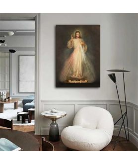 Obrazy religijne - Obraz na płótnie - Adolf Hyła - Jezu ufam Tobie