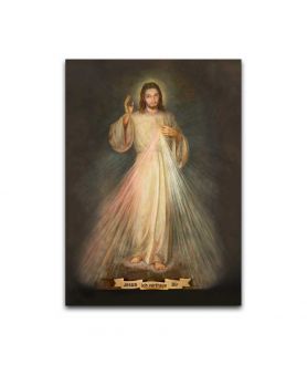 Obrazy religijne - Obraz na płótnie - Adolf Hyła - Jesus ich vertraue Dir