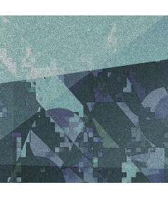 Obrazy geometryczne - Obraz na płótnie Niebieskie góry (1-częściowy) pionowy