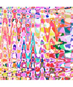 Obrazy abstrakcyjne - Obraz abstrakcja na płótnie Deszcz (1-częściowy) szeroki